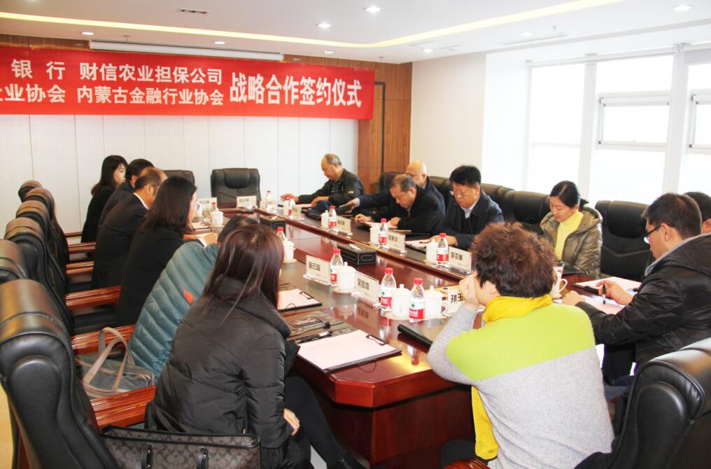 匯聚多方共識，共謀內蒙古農牧業(yè)產業(yè)新發(fā)展——四方銀企戰(zhàn)略合作洽談會召開